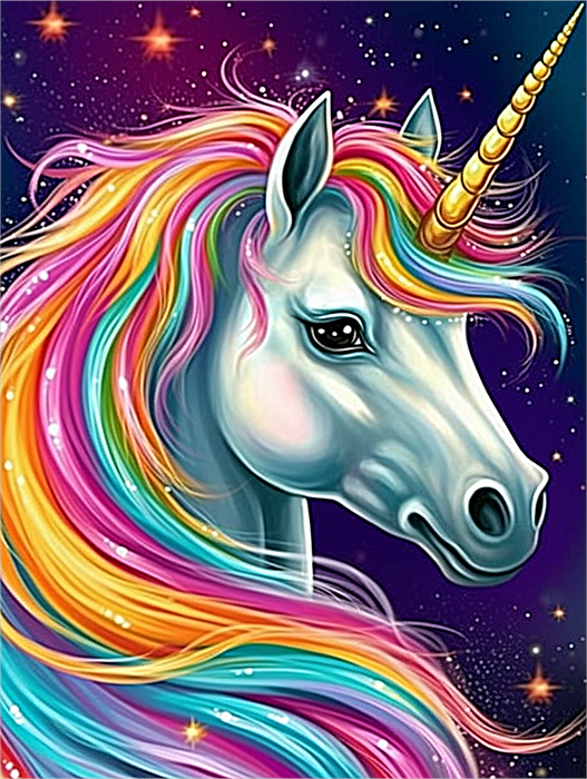 Unicorn Paint By Numbers Kits UK MJ1678