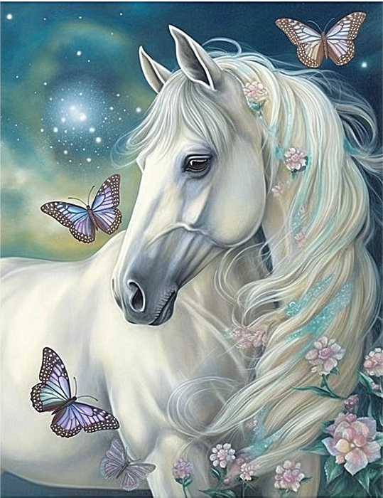 Unicorn Paint By Numbers Kits UK MJ1682