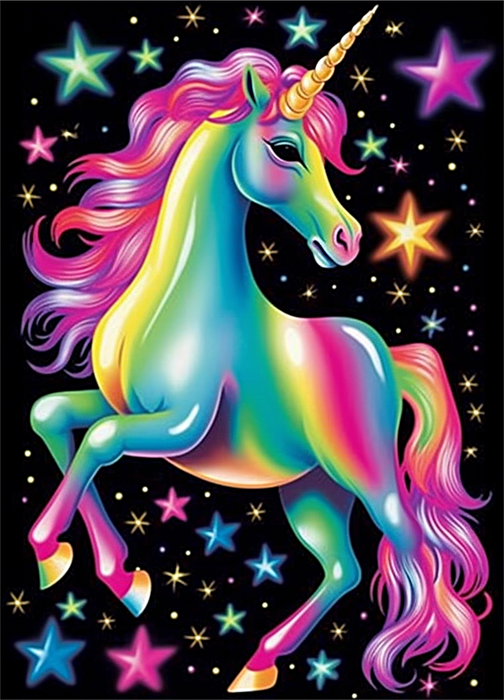 Unicorn Paint By Numbers Kits UK MJ1688