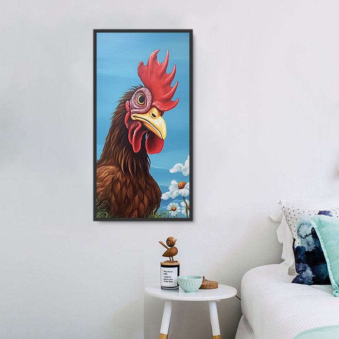 Chicken Diy Paint By Numbers Kits UK For Adult Kids MJ1709