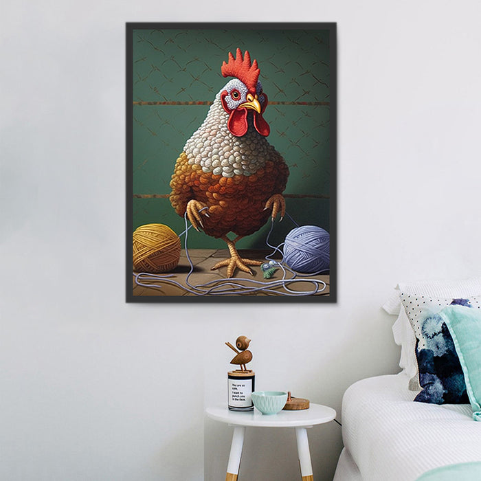 Chicken Diy Paint By Numbers Kits UK For Adult Kids MJ1713