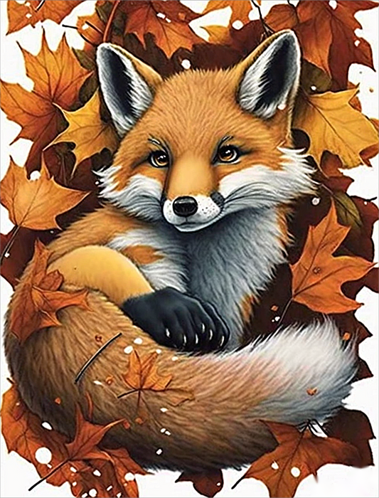 Fox Diy Paint By Numbers Kits UK For Adult Kids MJ1797