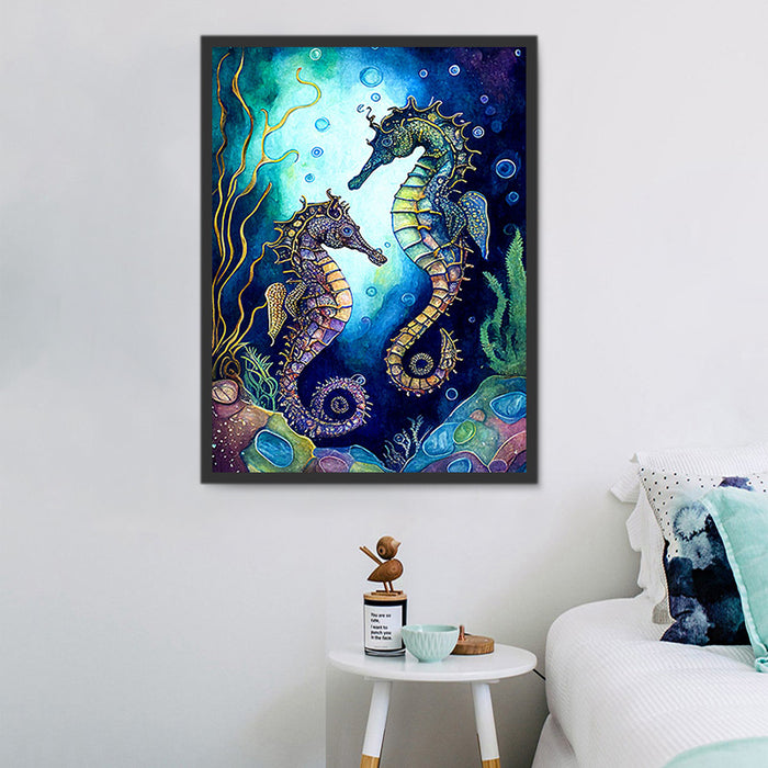 Hippocampi Paint By Numbers Kits UK MJ1844