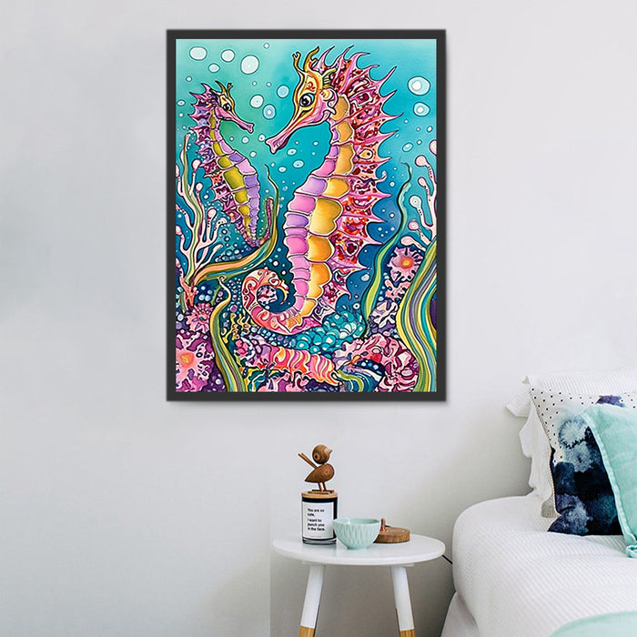 Hippocampi Paint By Numbers Kits UK MJ1846