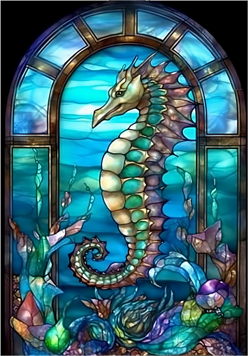 Hippocampi Paint By Numbers Kits UK MJ1855