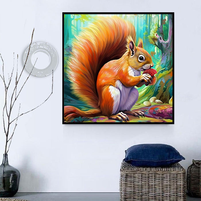 Squirrel Diy Paint By Numbers Kits UK For Adult Kids MJ1856
