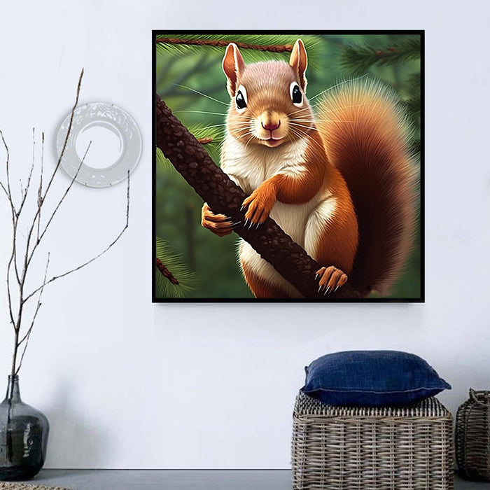 Squirrel Diy Paint By Numbers Kits UK For Adult Kids MJ1861