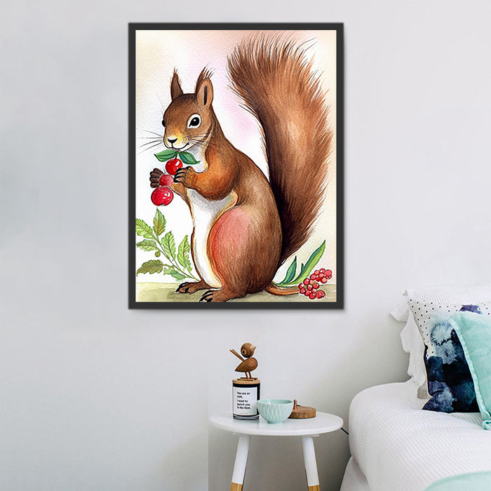 Squirrel Diy Paint By Numbers Kits UK For Adult Kids MJ1866