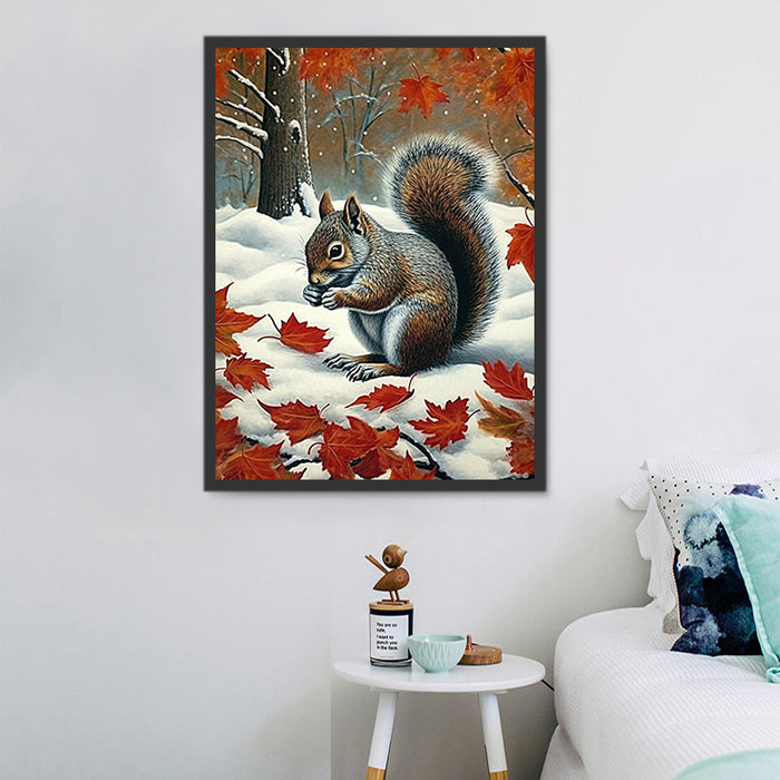 Squirrel Diy Paint By Numbers Kits UK For Adult Kids MJ1870