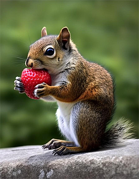 Squirrel Diy Paint By Numbers Kits UK For Adult Kids MJ1873