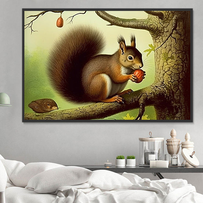 Squirrel Diy Paint By Numbers Kits UK For Adult Kids MJ1879
