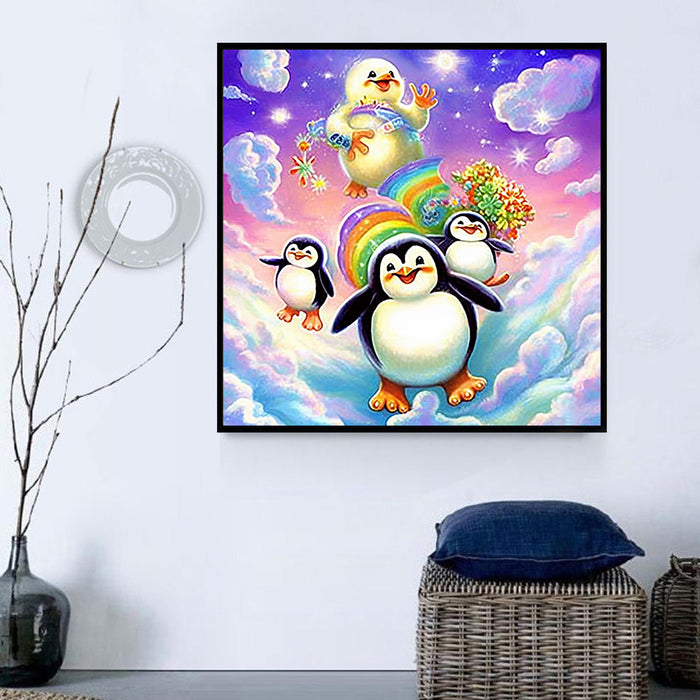 Penguin Paint By Numbers Kits UK MJ1884