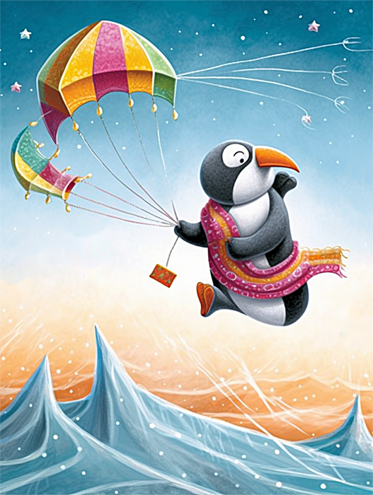 Penguin Paint By Numbers Kits UK MJ1893