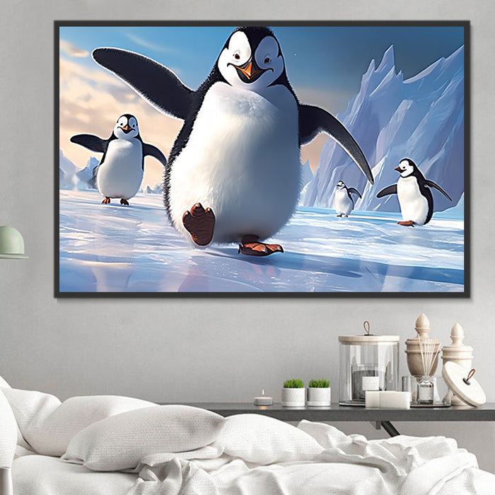 Penguin Paint By Numbers Kits UK MJ1903