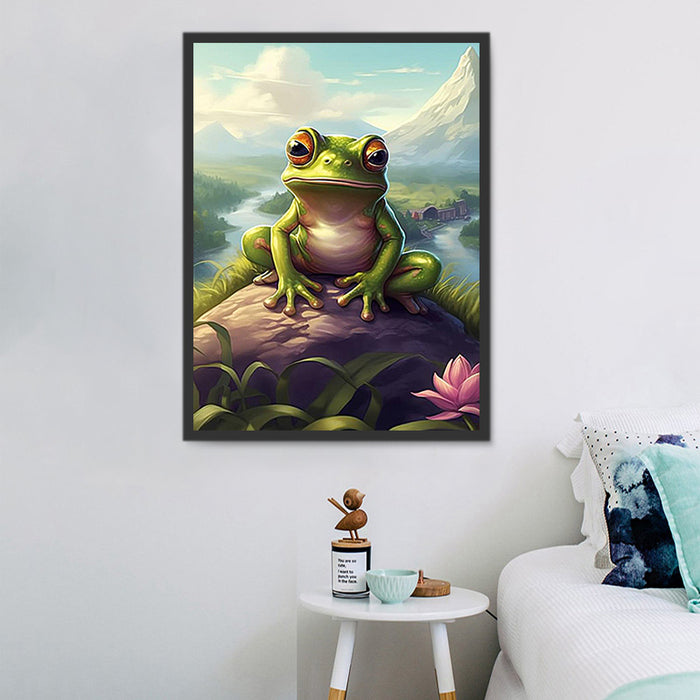 Frog Diy Paint By Numbers Kits UK For Adult Kids MJ1919