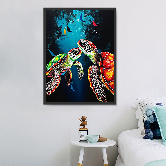 Turtle Paint By Numbers Kits UK MJ1986