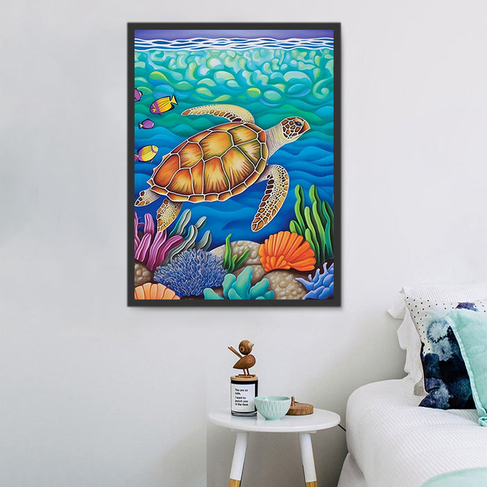 Turtle Paint By Numbers Kits UK MJ1988