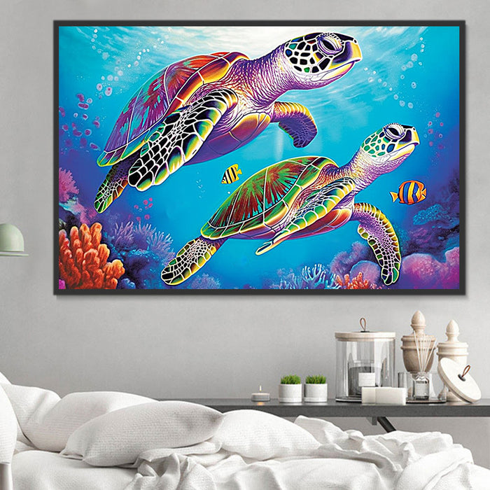 Turtle Paint By Numbers Kits UK MJ1997