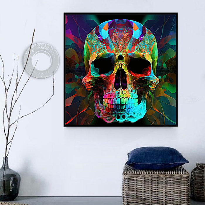 Skull Diy Paint By Numbers Kits UK For Adult Kids MJ2029