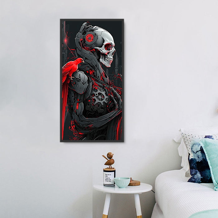 Skull Diy Paint By Numbers Kits UK For Adult Kids MJ2043