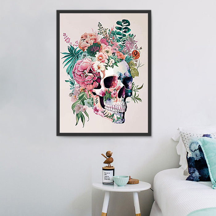 Skull Paint By Numbers Kits UK MJ2050