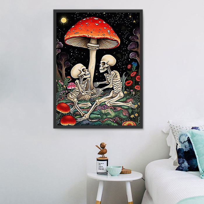 Skull Paint By Numbers Kits UK MJ2058