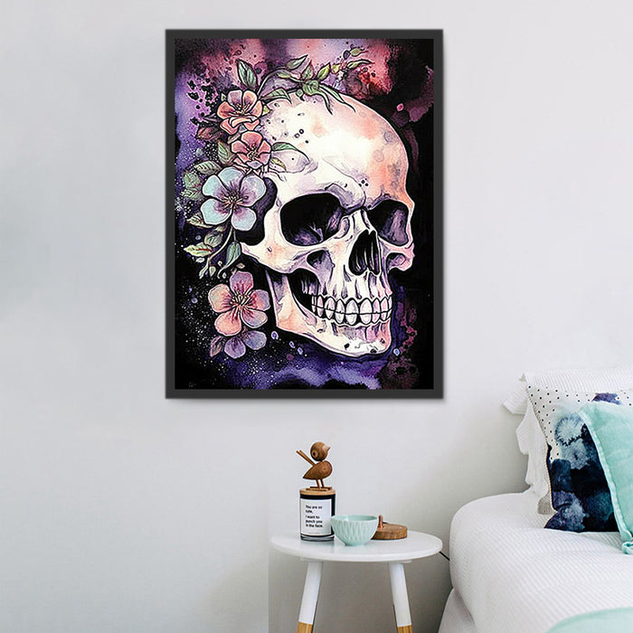 Skull Paint By Numbers Kits UK MJ2061