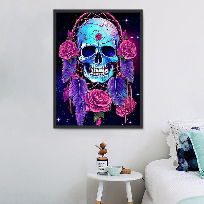 Skull Paint By Numbers Kits UK MJ2068