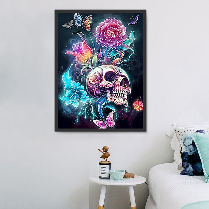 Skull Paint By Numbers Kits UK MJ2073