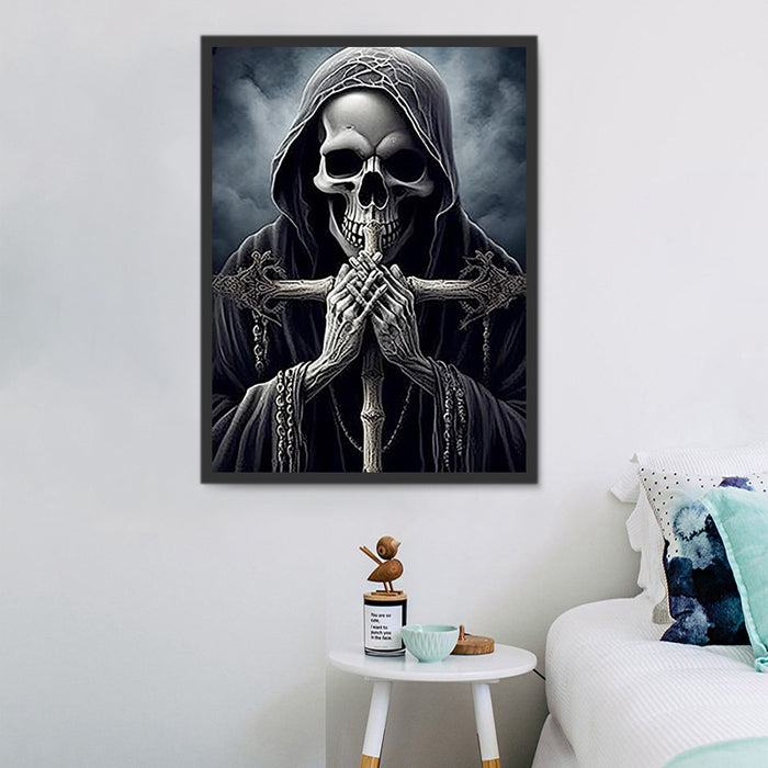 Skull Paint By Numbers Kits UK MJ2075