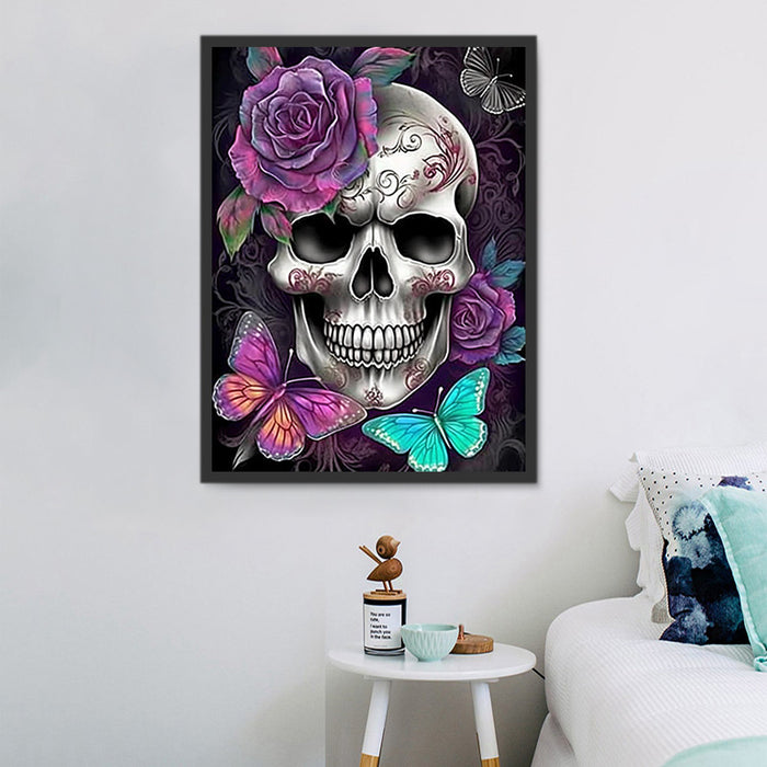 Skull Paint By Numbers Kits UK MJ2083
