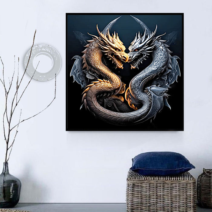 Dragon Paint By Numbers Kits UK MJ2092