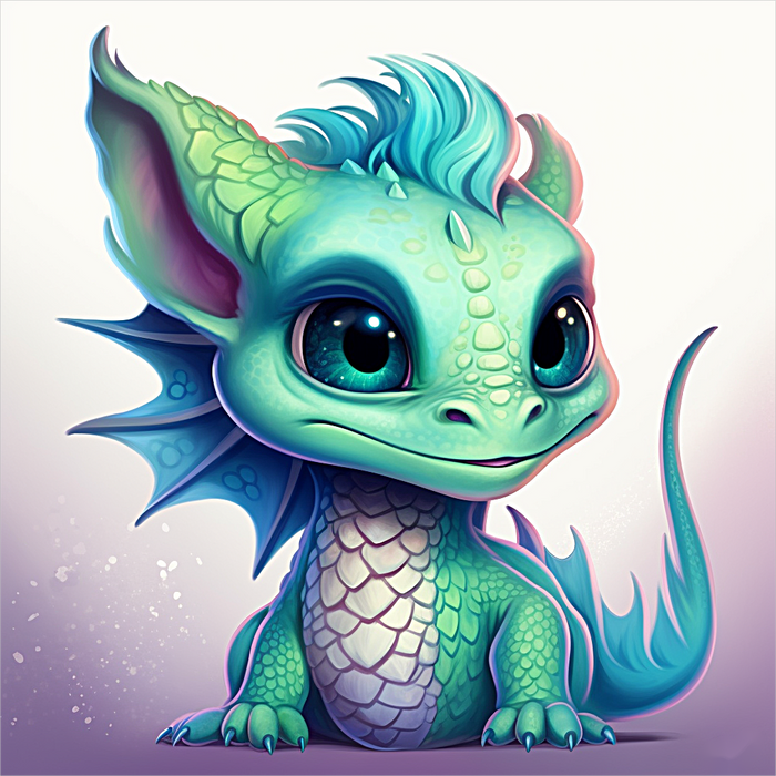 Dragon Paint By Numbers Kits UK MJ2094