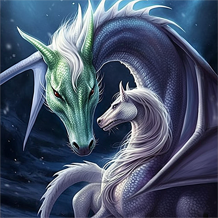 Dragon Paint By Numbers Kits UK MJ2095