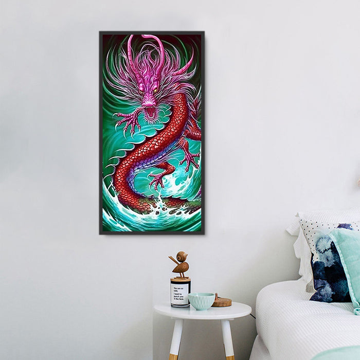 Dragon Diy Paint By Numbers Kits UK For Adult Kids MJ2104