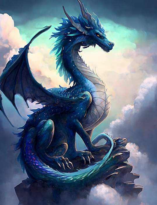 Dragon Paint By Numbers Kits UK MJ2111