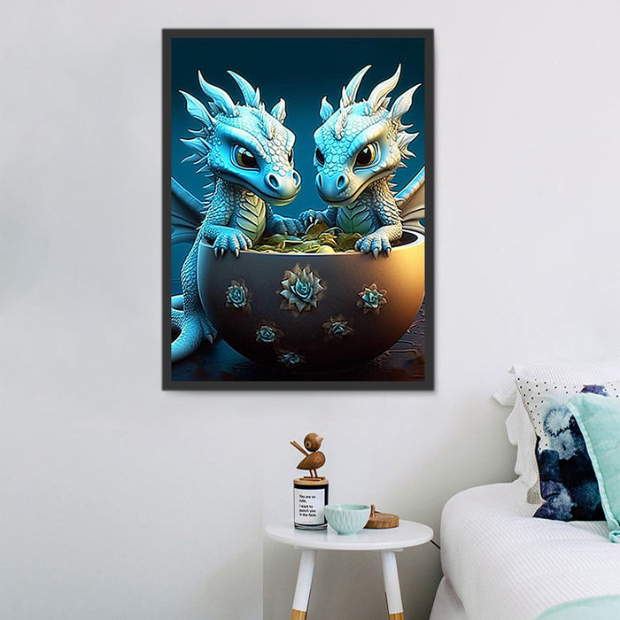 Dragon Paint By Numbers Kits UK MJ2117