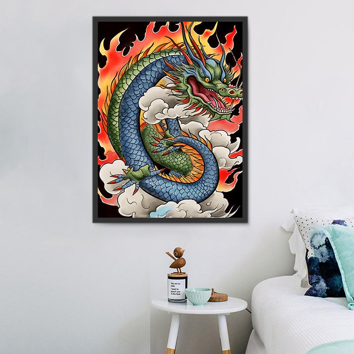 Dragon Paint By Numbers Kits UK MJ2127