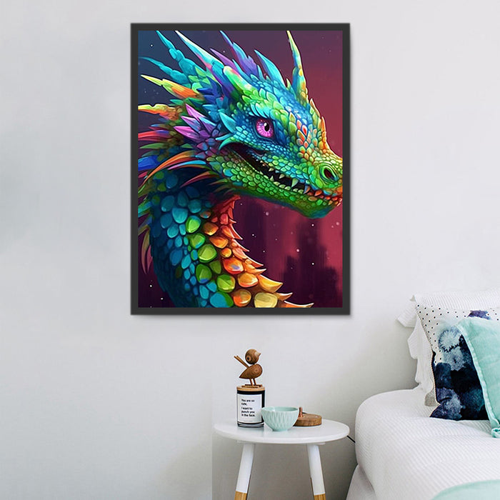 Dragon Paint By Numbers Kits UK MJ2131