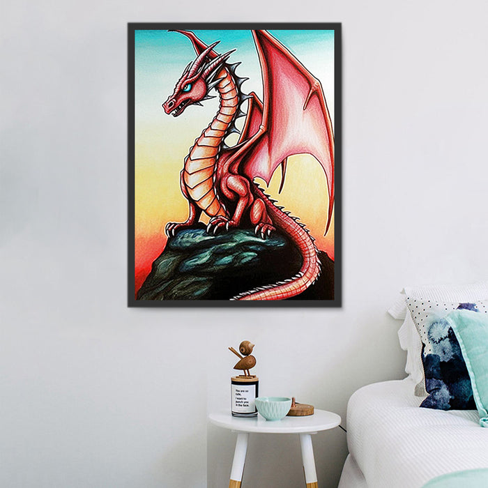 Dragon Paint By Numbers Kits UK MJ2137