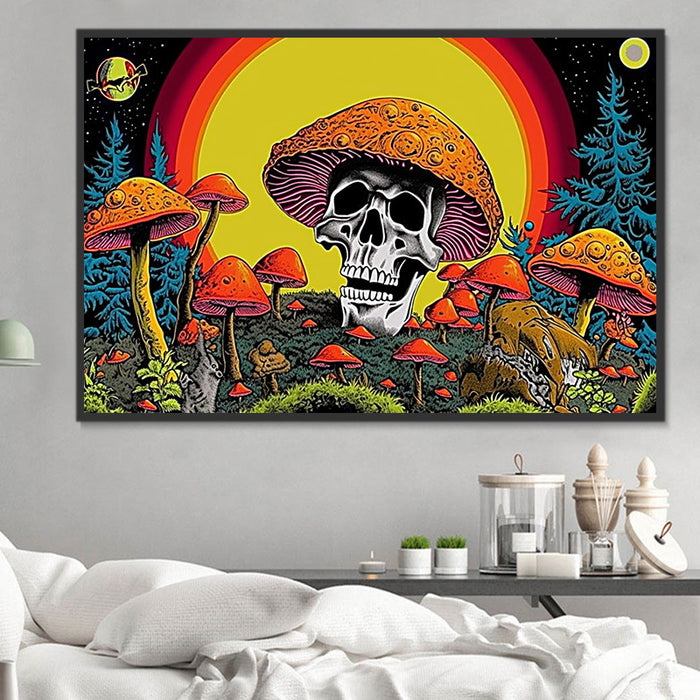 Skull Paint By Numbers Kits UK MJ2163