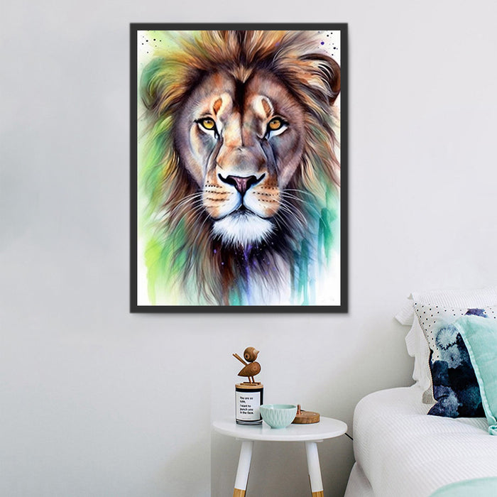 Lion Paint By Numbers Kits UK MJ9253