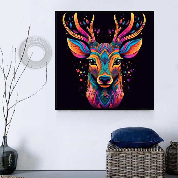 Deer Diy Paint By Numbers Kits UK For Adult Kids MJ9254
