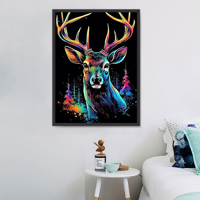 Deer Paint By Numbers Kits UK MJ9332