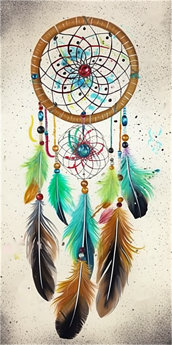 Dream Catcher Diy Paint By Numbers Kits UK For Adult Kids MJ9530