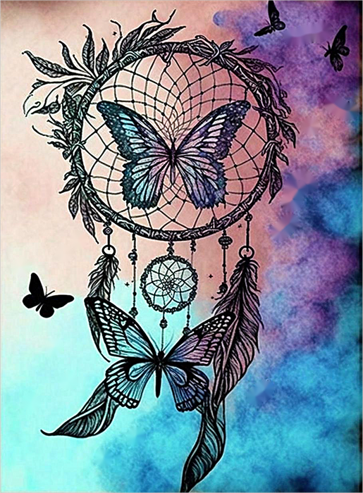 Dream Catcher Paint By Numbers Kits UK MJ9542