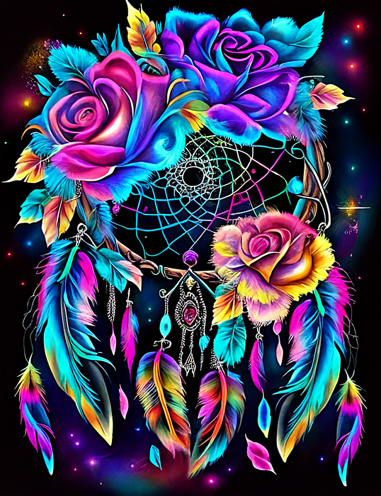 Dream Catcher Paint By Numbers Kits UK MJ9551
