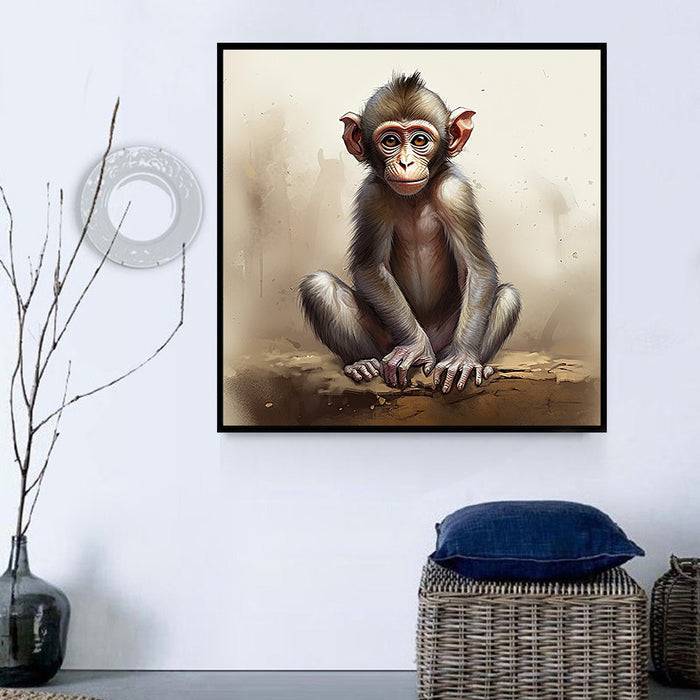 Monkey Paint By Numbers Kits UK MJ9596