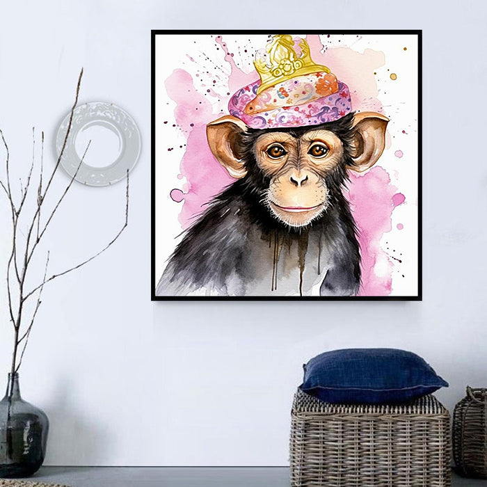 Monkey Paint By Numbers Kits UK MJ9603