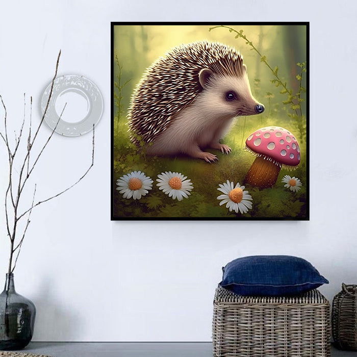 Hedgehog Paint By Numbers Kits UK MJ9673